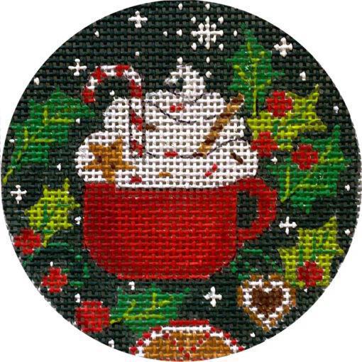 Christmas Hot Cocoa Round (by Alice Peterson) CX484