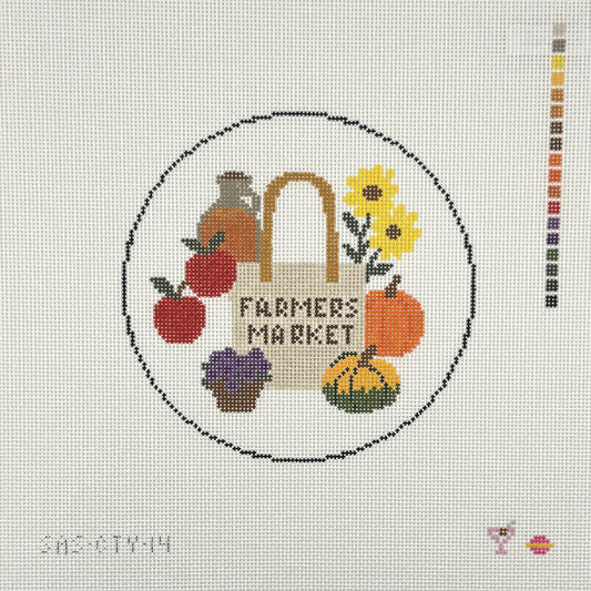 Farmer's Market Autumn Round (by Saturnalia Stitching)