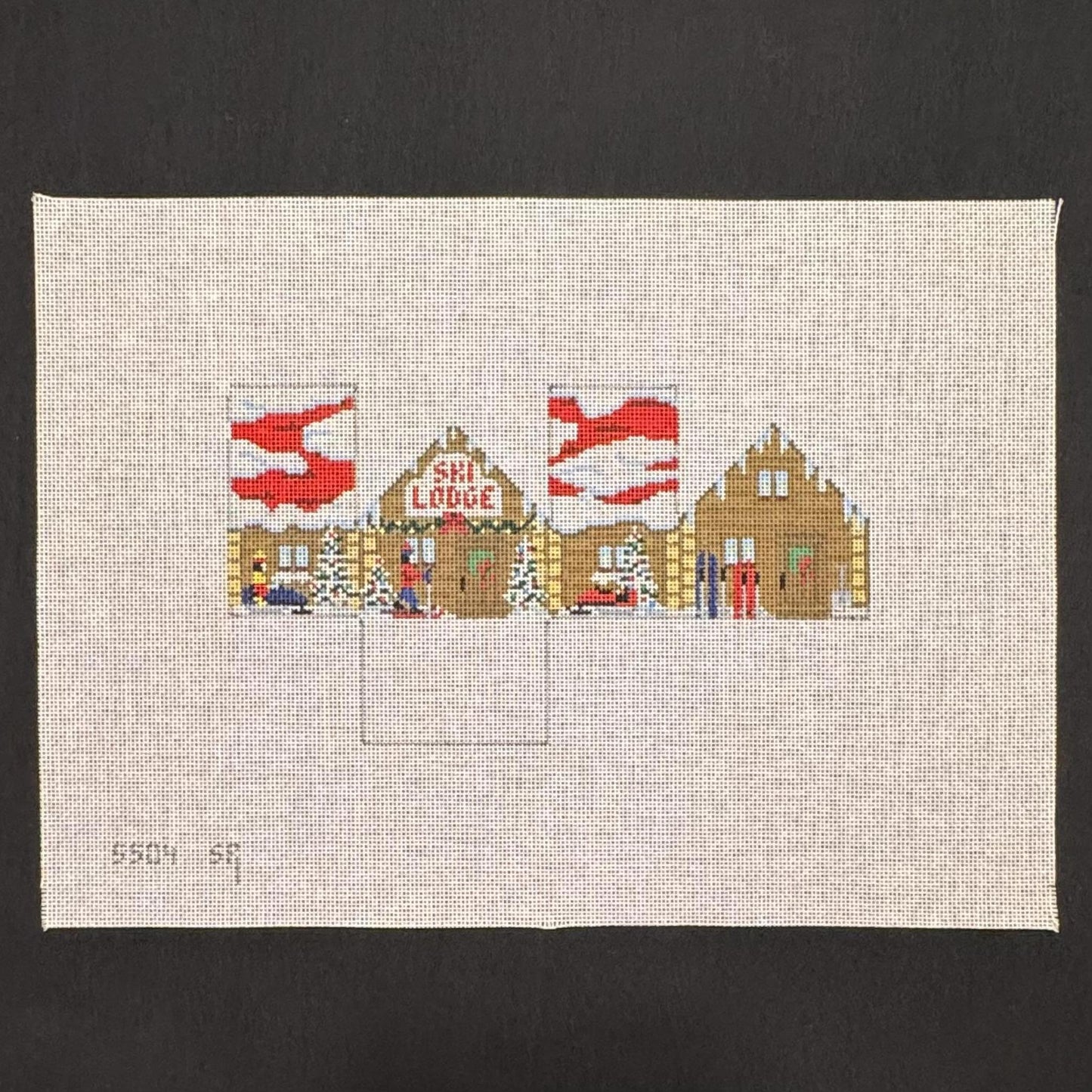 Ski Lodge, 3D Mini House (by Susan Roberts)