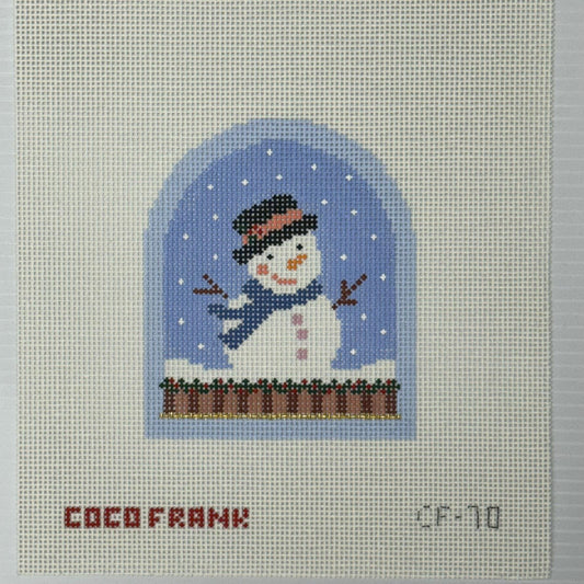 Snowman Snow Globe (by Coco Frank) CF-70