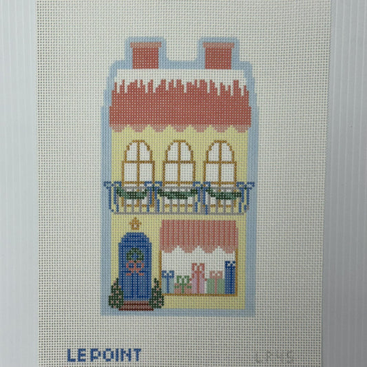 Christmas Village Yellow Shop (by Le Point Studio) - LP-45