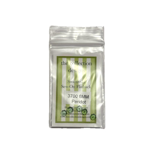 3700 6mm Peridot | Swarovski Stitch-On Crystal
