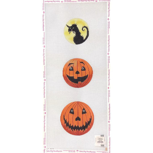Halloween Pumpkin Dangle (by Evergreen Needlepoint) DO-07