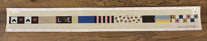 Colorblock Animal Print Love strap (by Sew Much Fun)