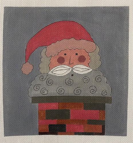 Santa in Chimney (by Ditto! Needlepoint) 105