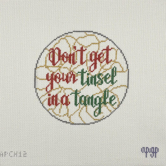Don't Get Your Tinsel in a Tangle (by Melissa Loves Needlepoint)