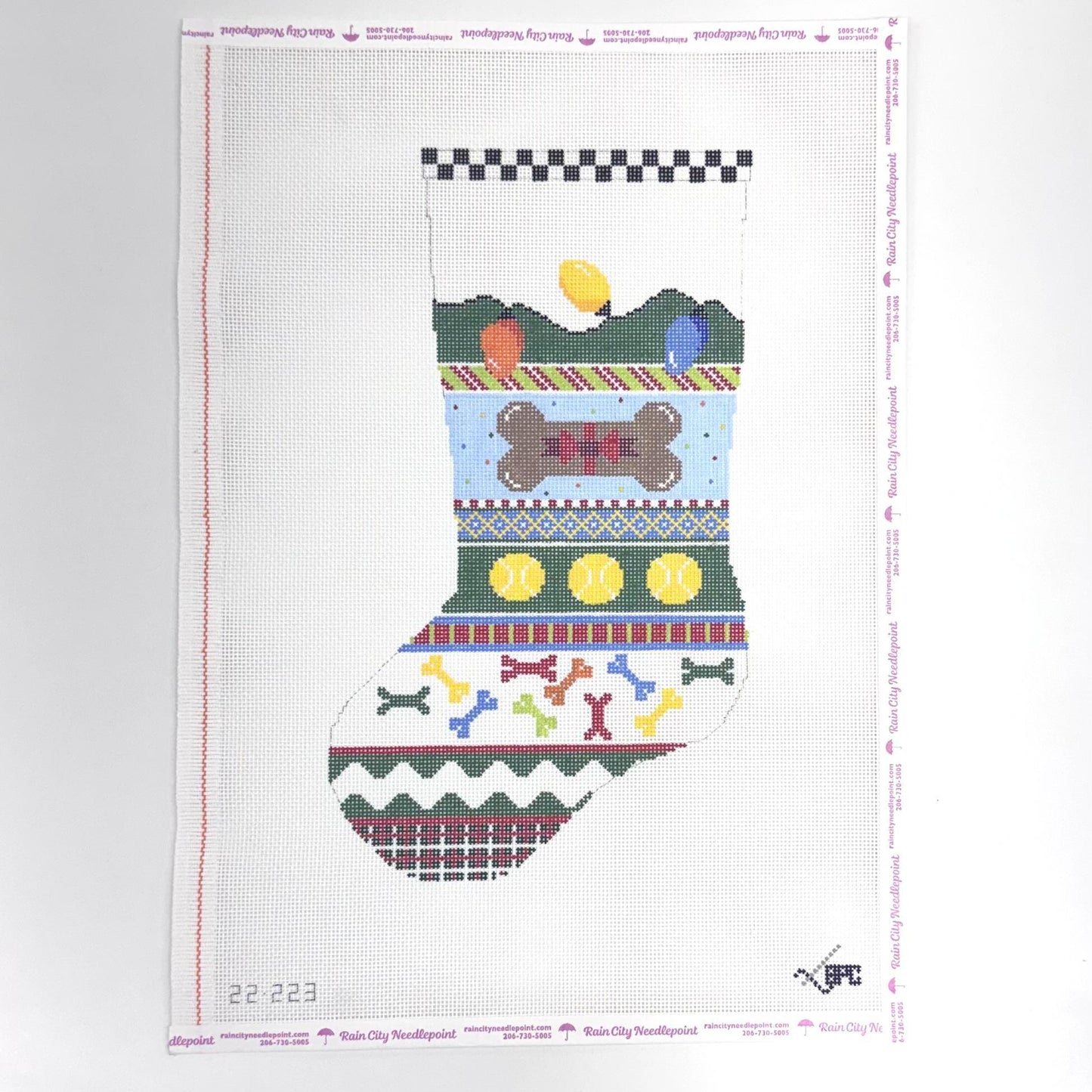 Dog Christmas Stocking (by Blueberry Point) 22-223