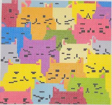 Cats (by Blue Waters Needlepoint) OKS-7