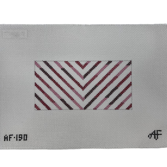 Chevron Insert  13ct, Red