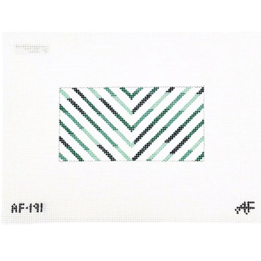 Chevron Insert  13ct, Green