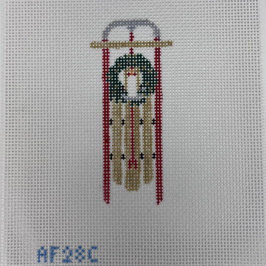 Sled with Candle 14ct