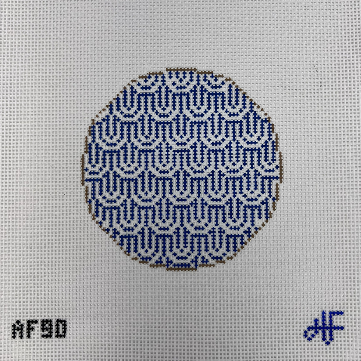 Blue and White Insert 13ct