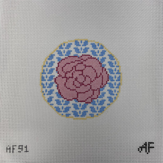 Pink 4" Flower Round