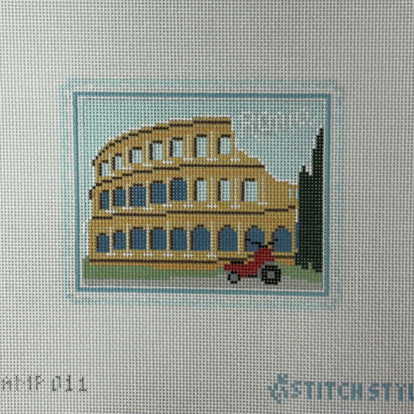 Rome Colosseum Stamp (by Stitch Style)