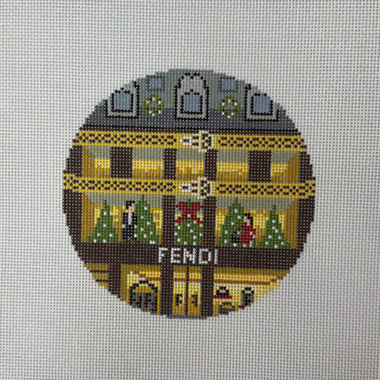 Fendi Round (by The Gingham Stitchery)