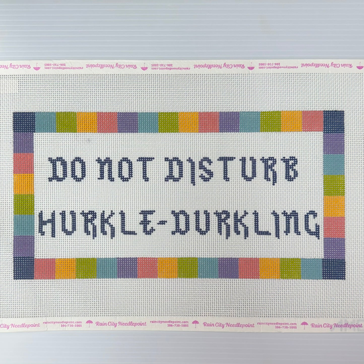 Do Not Disturb - Hurkle - Durkling Pillow (by The Gingham Stitchery)