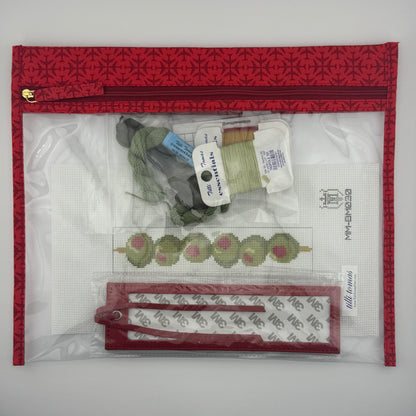 Pimento Olives Leather Bookmark Kit
