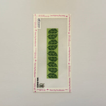 Green Leaves Leather Bookmark Kit