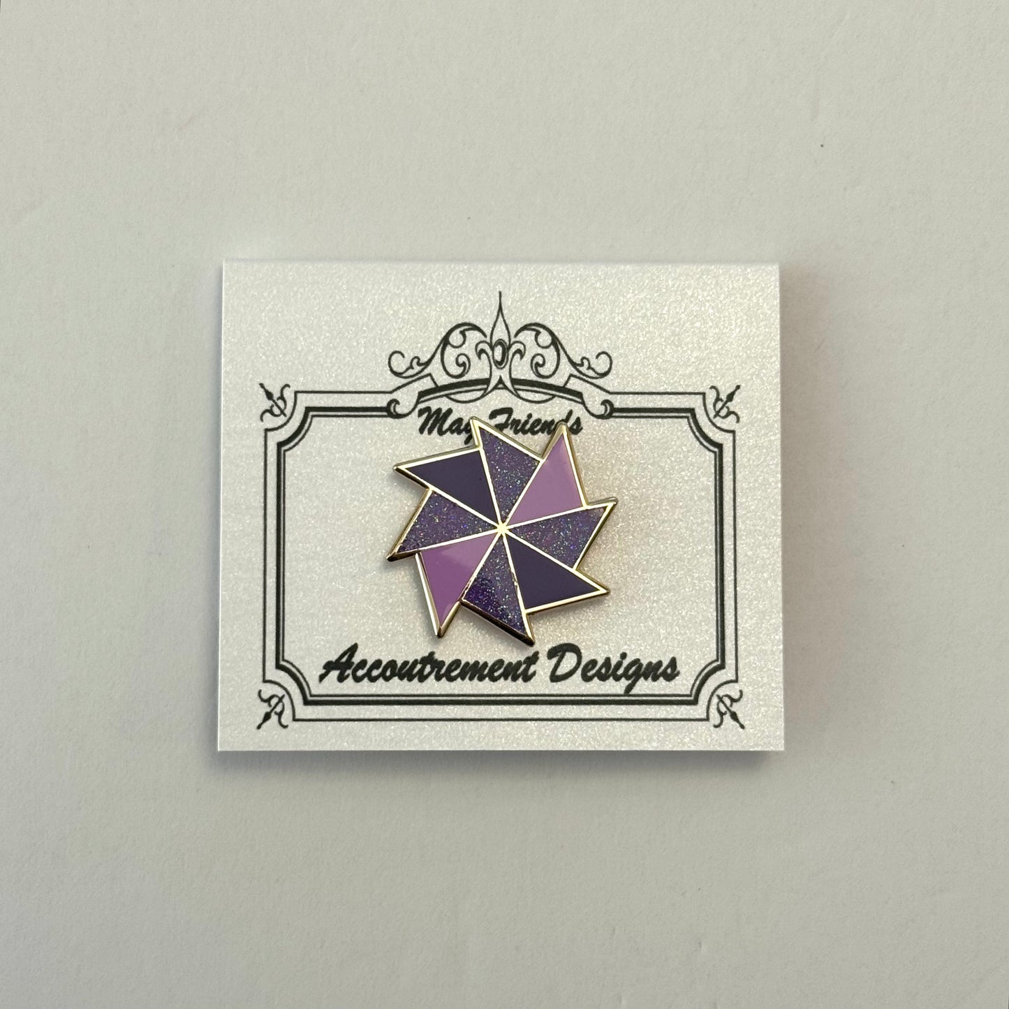 Purples Pinwheel Needle Minder