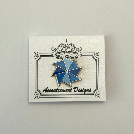 Blues Pinwheel Needle Minder