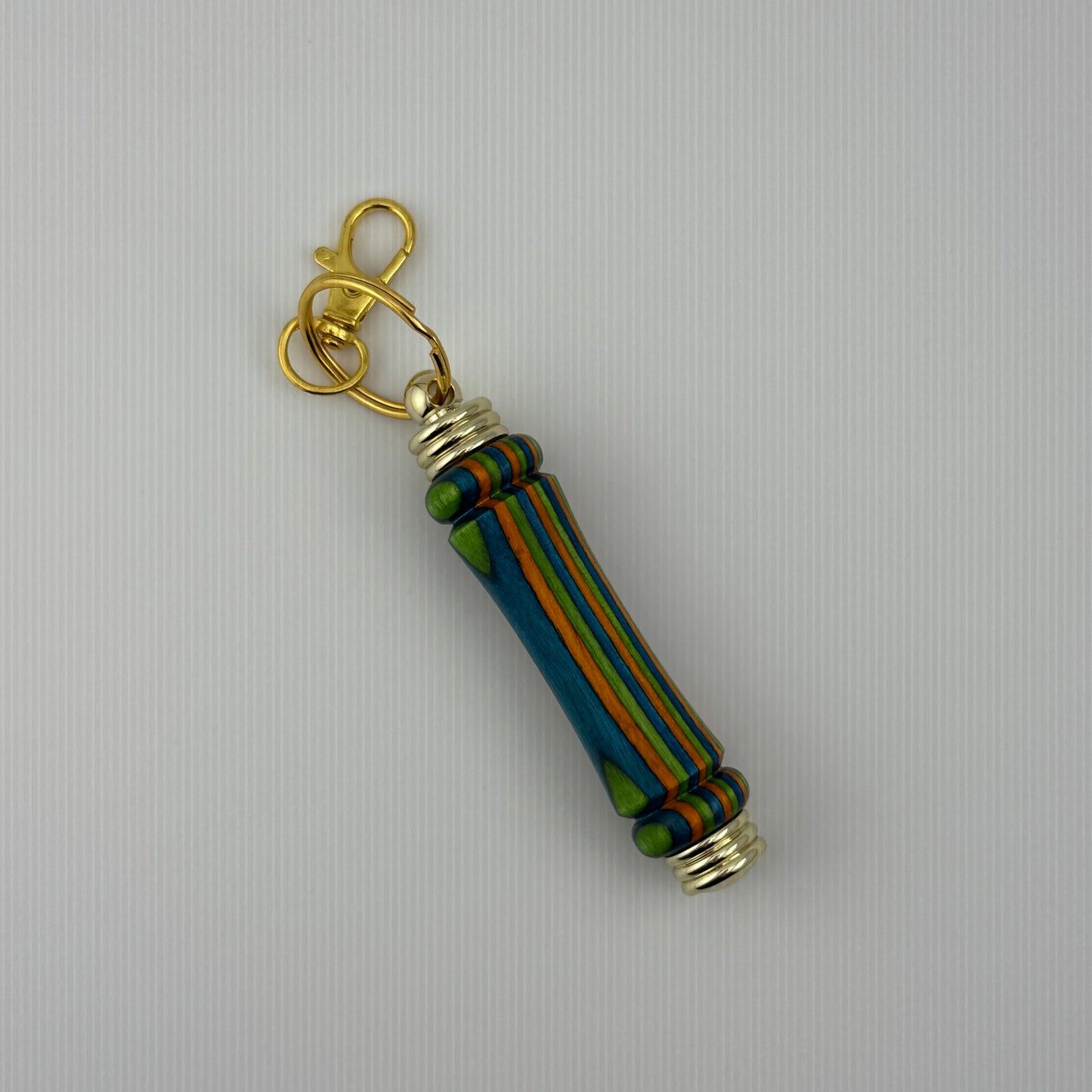 Handcrafted Wood Needle Case w/ Fob