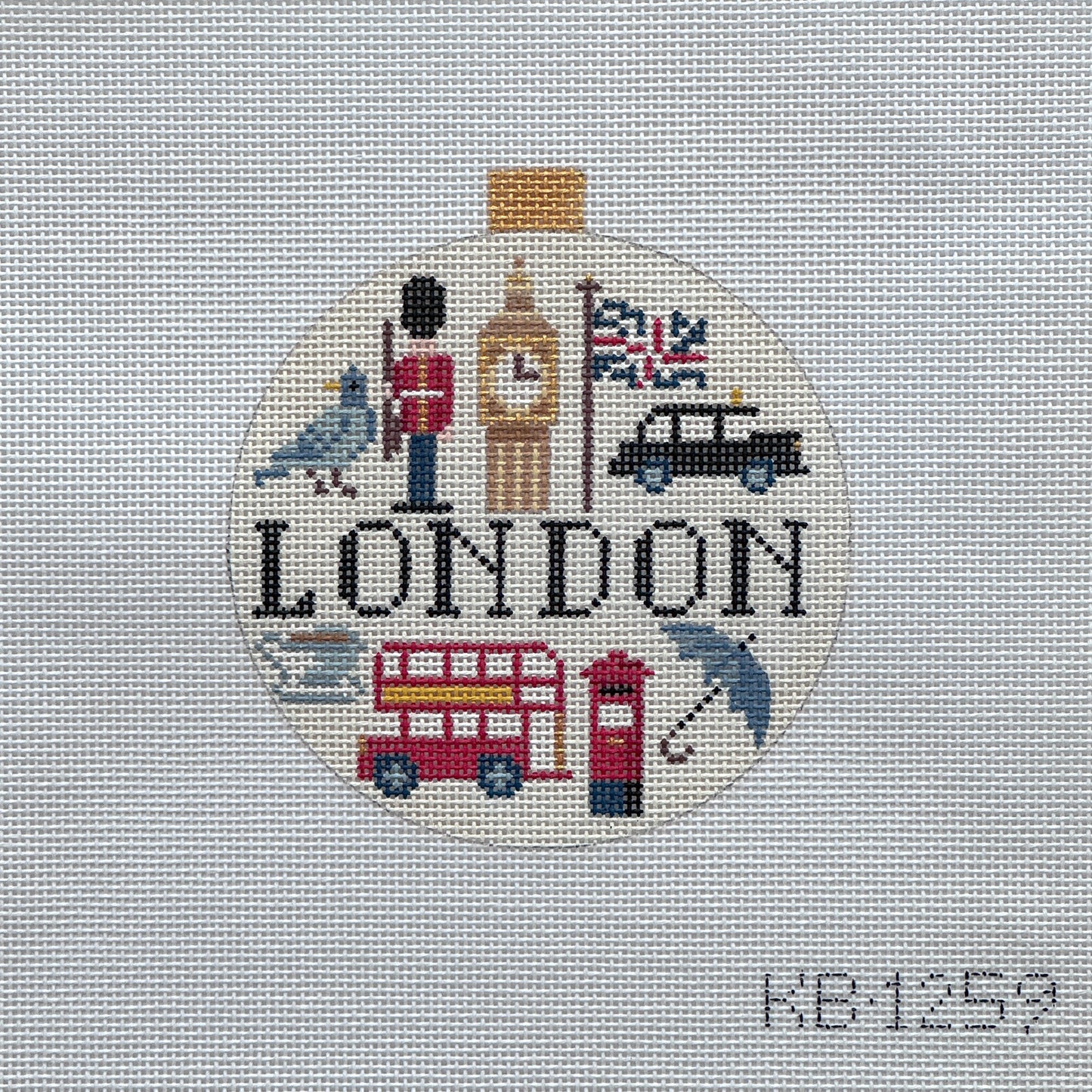 London Travel Round (by Bradley Needlepoint)
