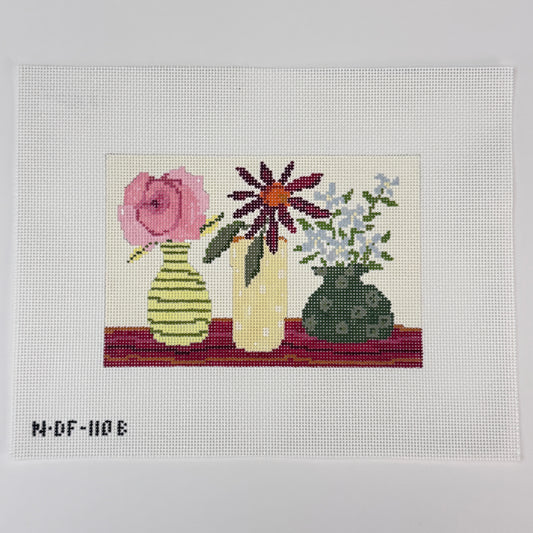 3 Flowers in Vase (by Pippin)
