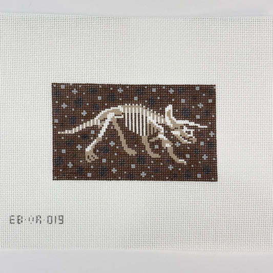 Triceratops Fossil (by Beau Verre Art)