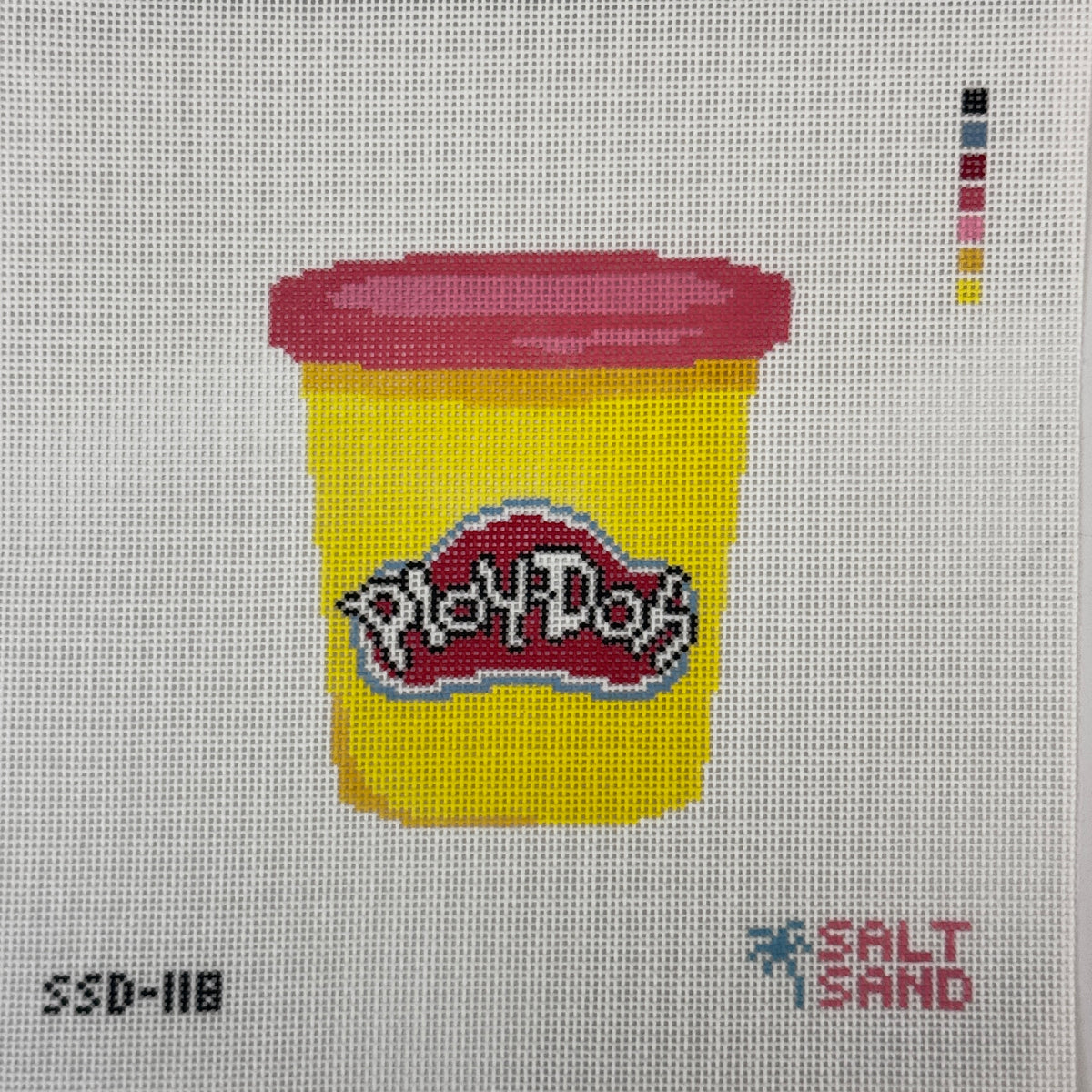 Play-Doh Pink Lid (by Salt & Sand Designs)