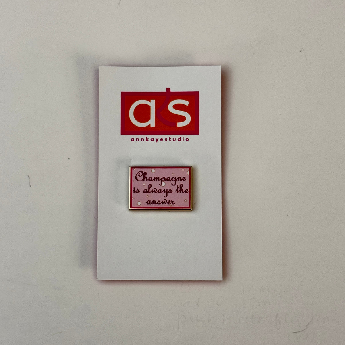 Champagne is always the answer ~ needle minder