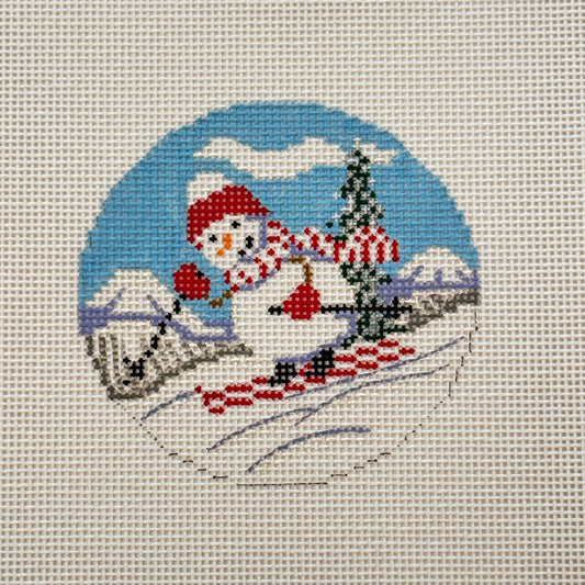 Skiing Snowman (by Alice Peterson)