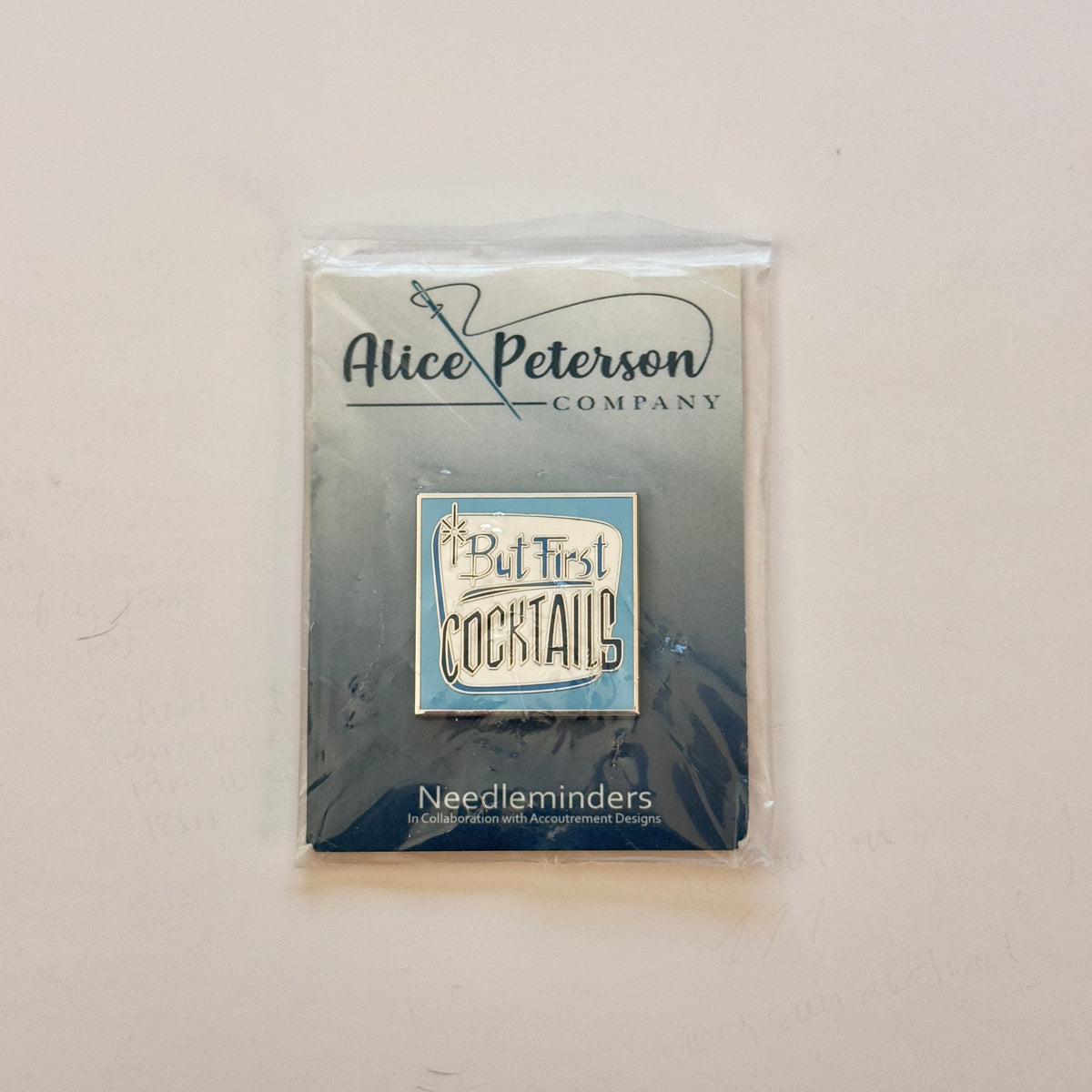 But First COCKTAILS Needle Minder
