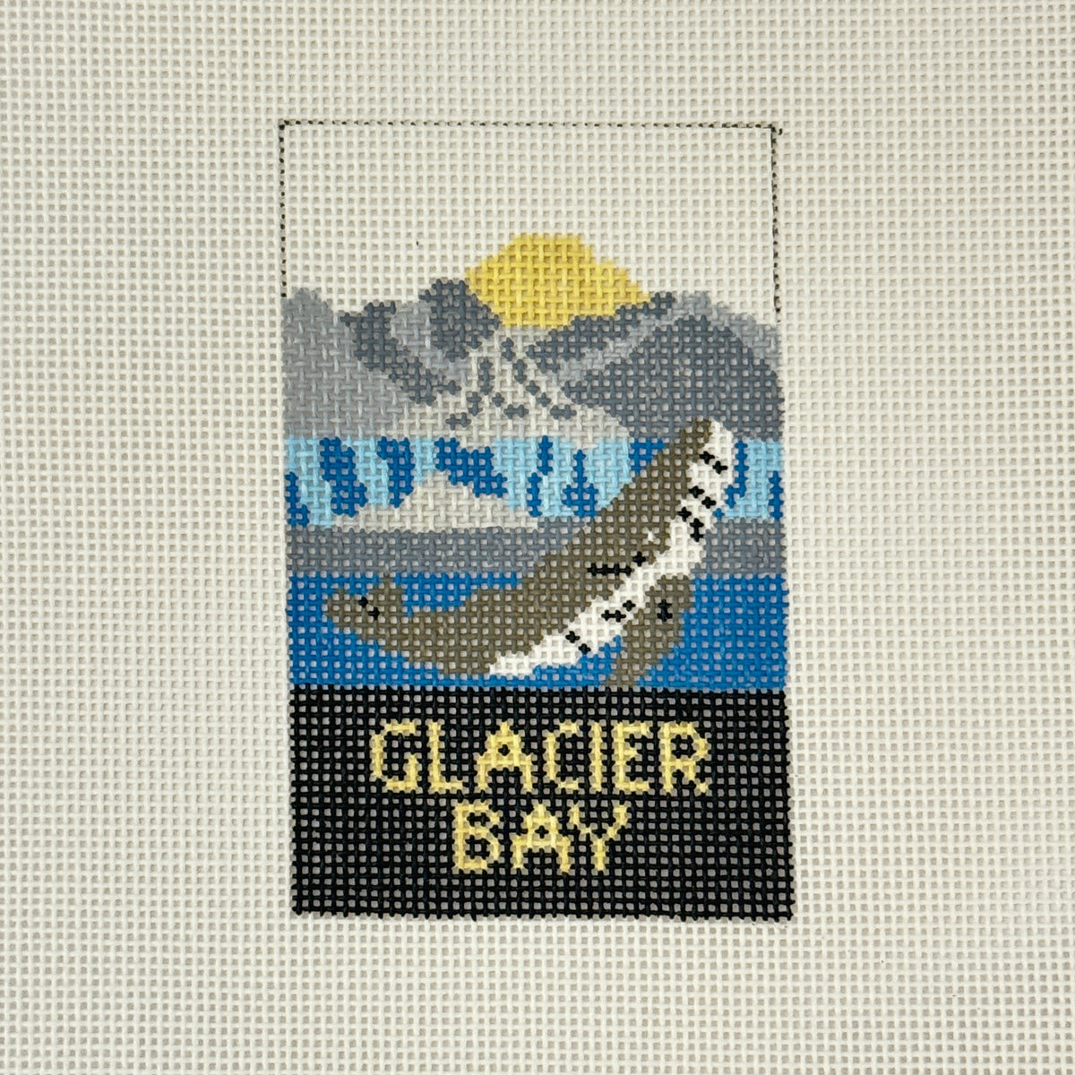 Glacier Bay (by Susan Battle Needlepoint)