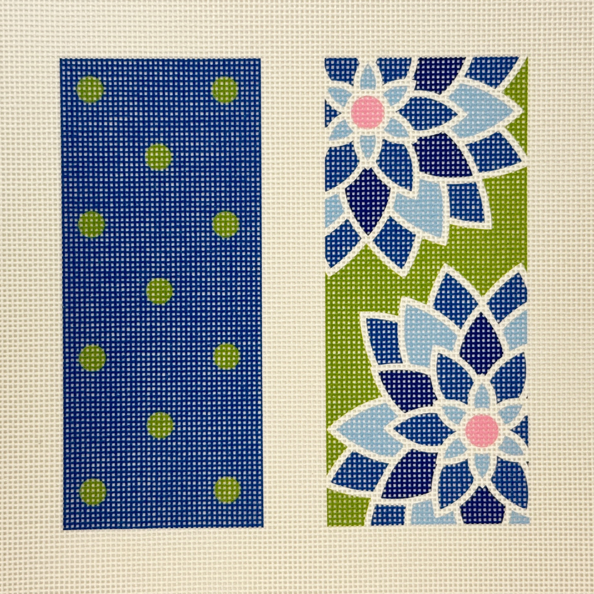 Abstract Flowers Blue Eyeglass Case (by Pepperberry Designs)