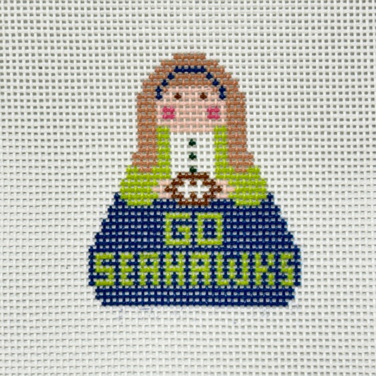 GO Seahawks Angel / Stitch-Its (by KCN)
