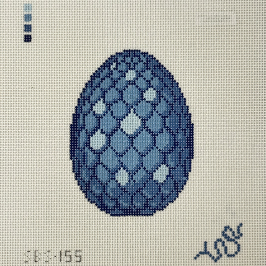 Dragon Egg - Sapphire (by Spellbound Stitchery)