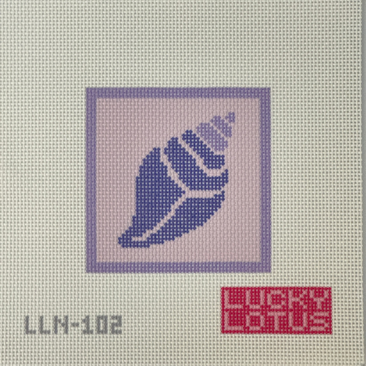Conch Seashell (by Lucky Lotus Needlepoint)