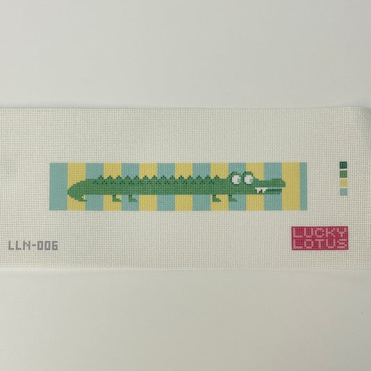 Alligator (by Lucky Lotus Needlepoint)