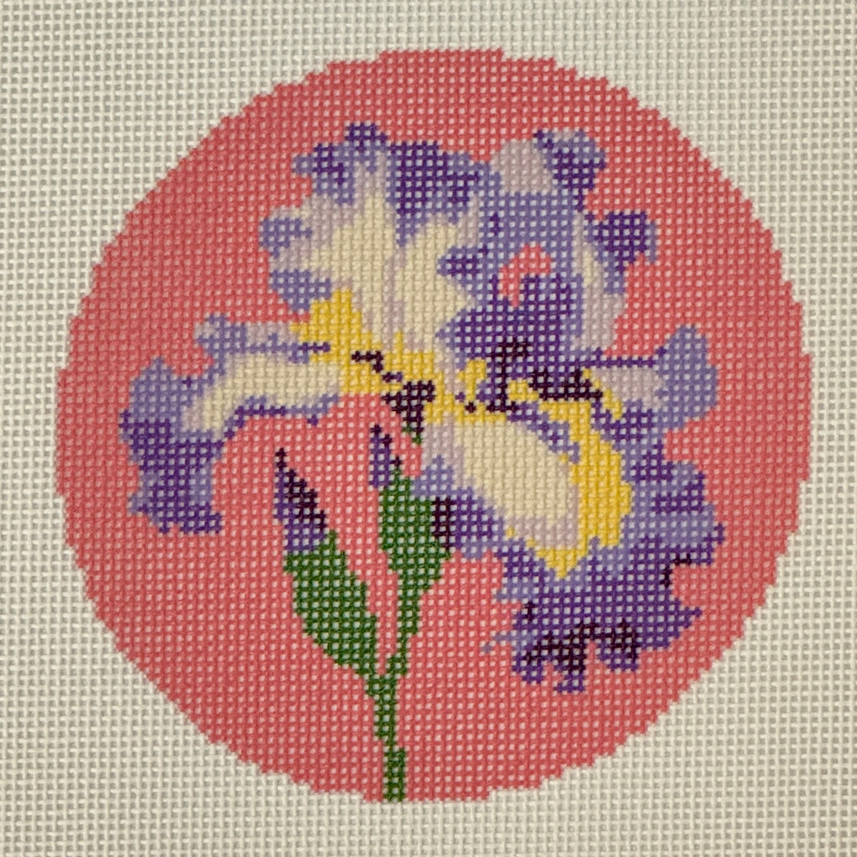 Iris | Flowers of America (by Lucky Lotus Needlepoint)