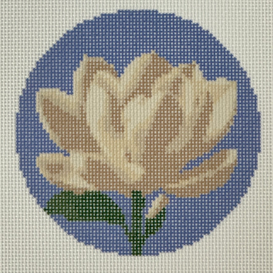 Magnolia | Flowers of America (by Lucky Lotus Needlepoint)