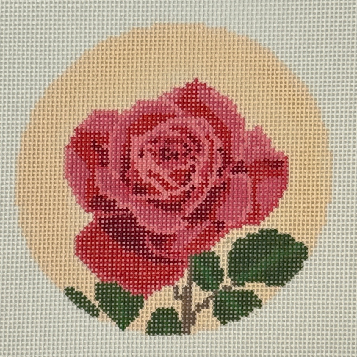 Rose | Flowers of America (by Lucky Lotus Needlepoint)