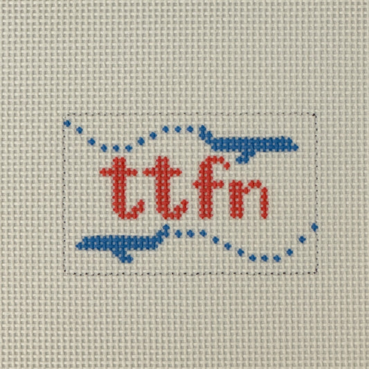 TTFN Luggage Tag (by Stitch Style)
