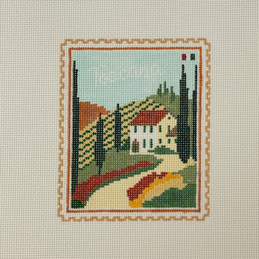 Tuscany Travel Stamp (by Stitch Style)