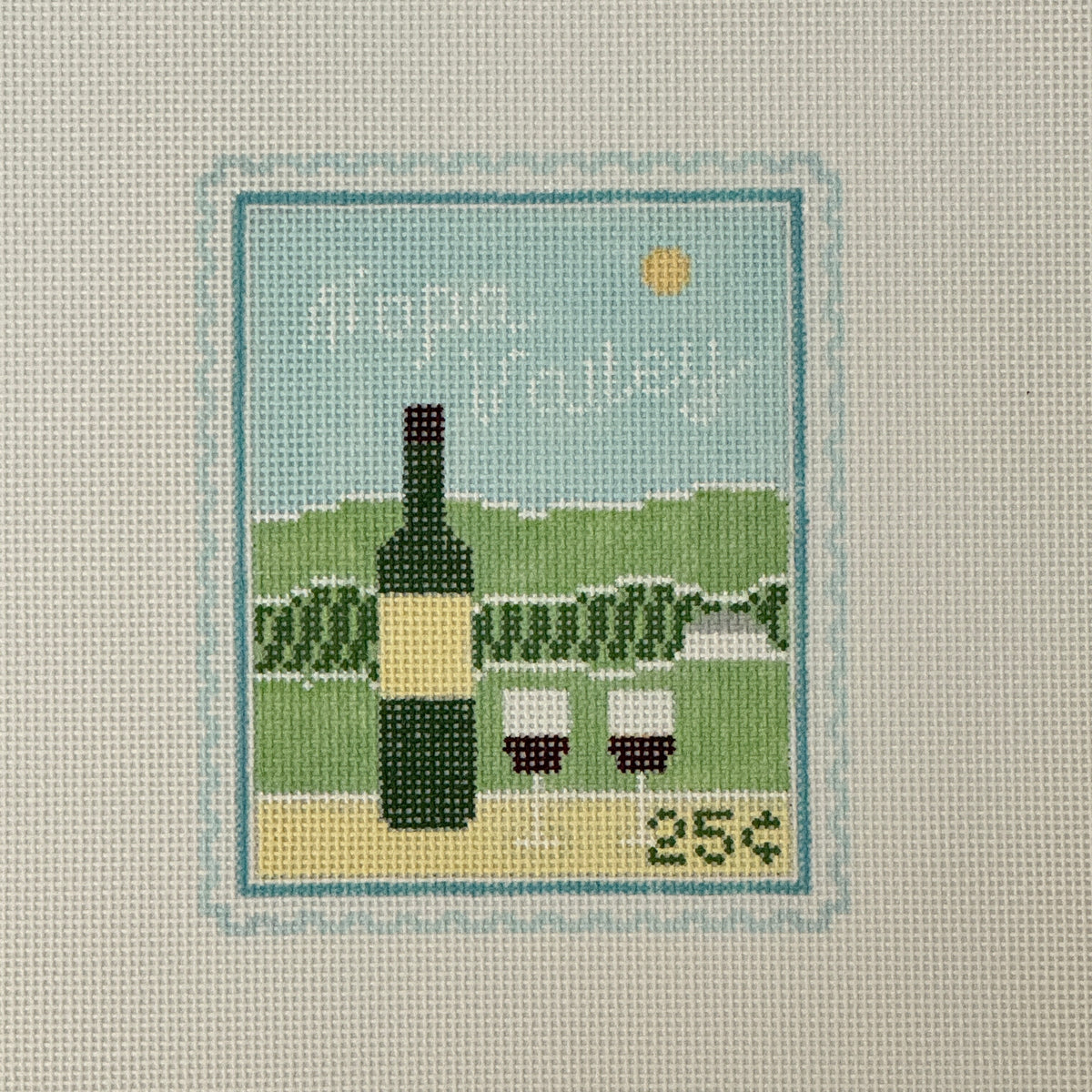 Napa Valley Travel Stamp (by Stitch Style)