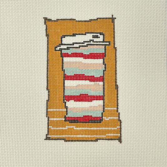 Striped Coffee Cup (by Pippin)