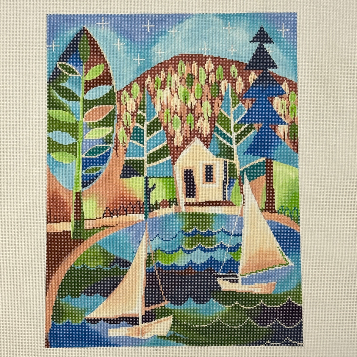 Summer Sailboats (by The Meredith Collection)