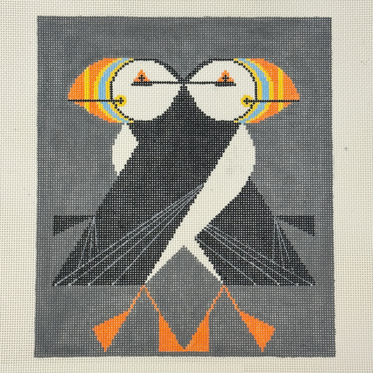Puffins Passing (by Charley Harper)
