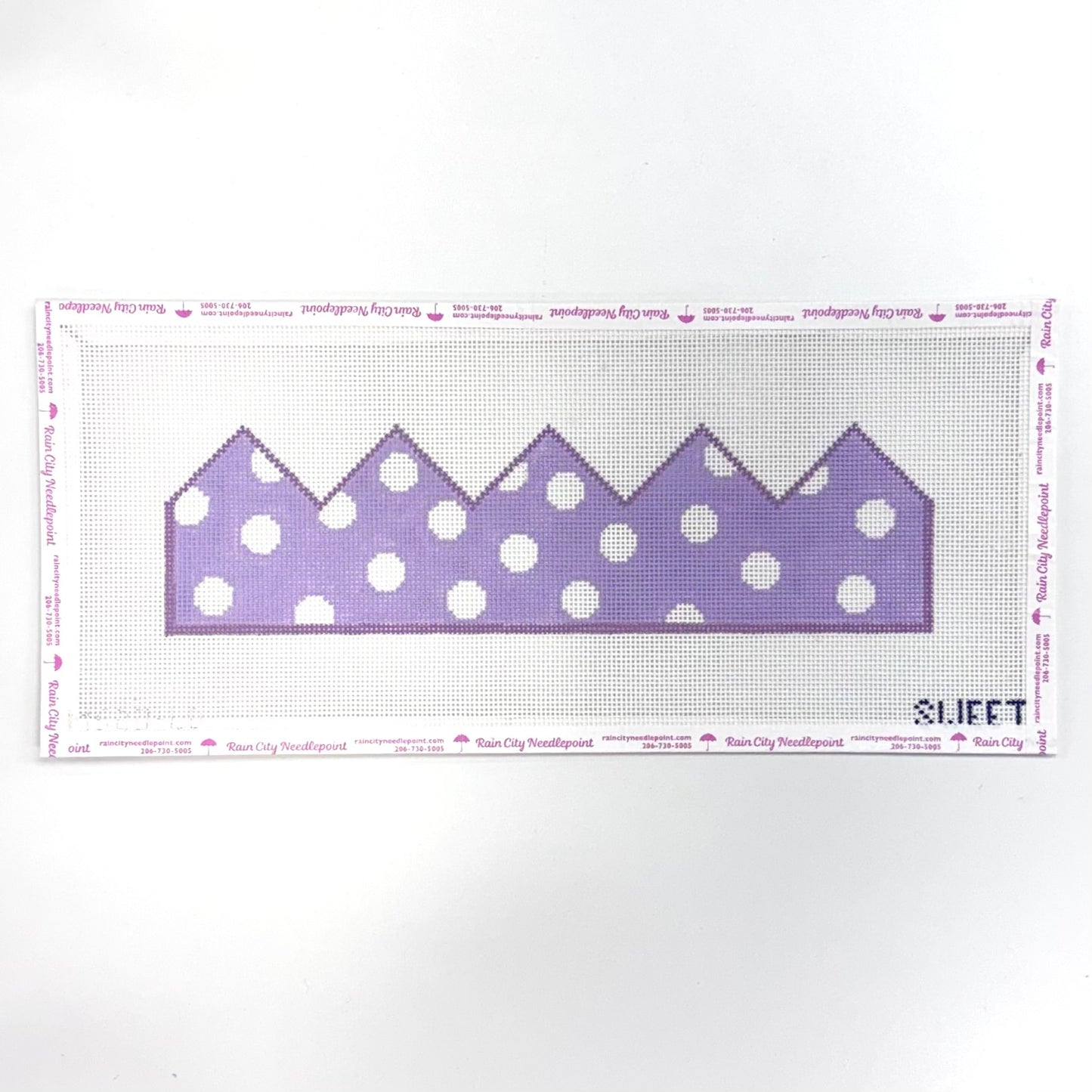 Birthday Crown - Lavender Dotted  (by The Gingham Stitchery) MS20-LD