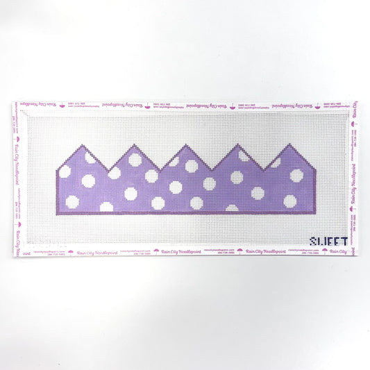Birthday Crown - Lavender Dotted  (by The Gingham Stitchery) MS20-LD