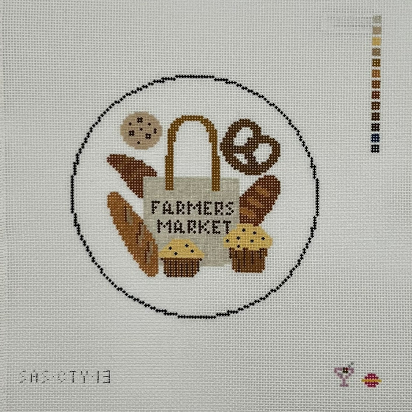 Farmers Market Baked Goods Round